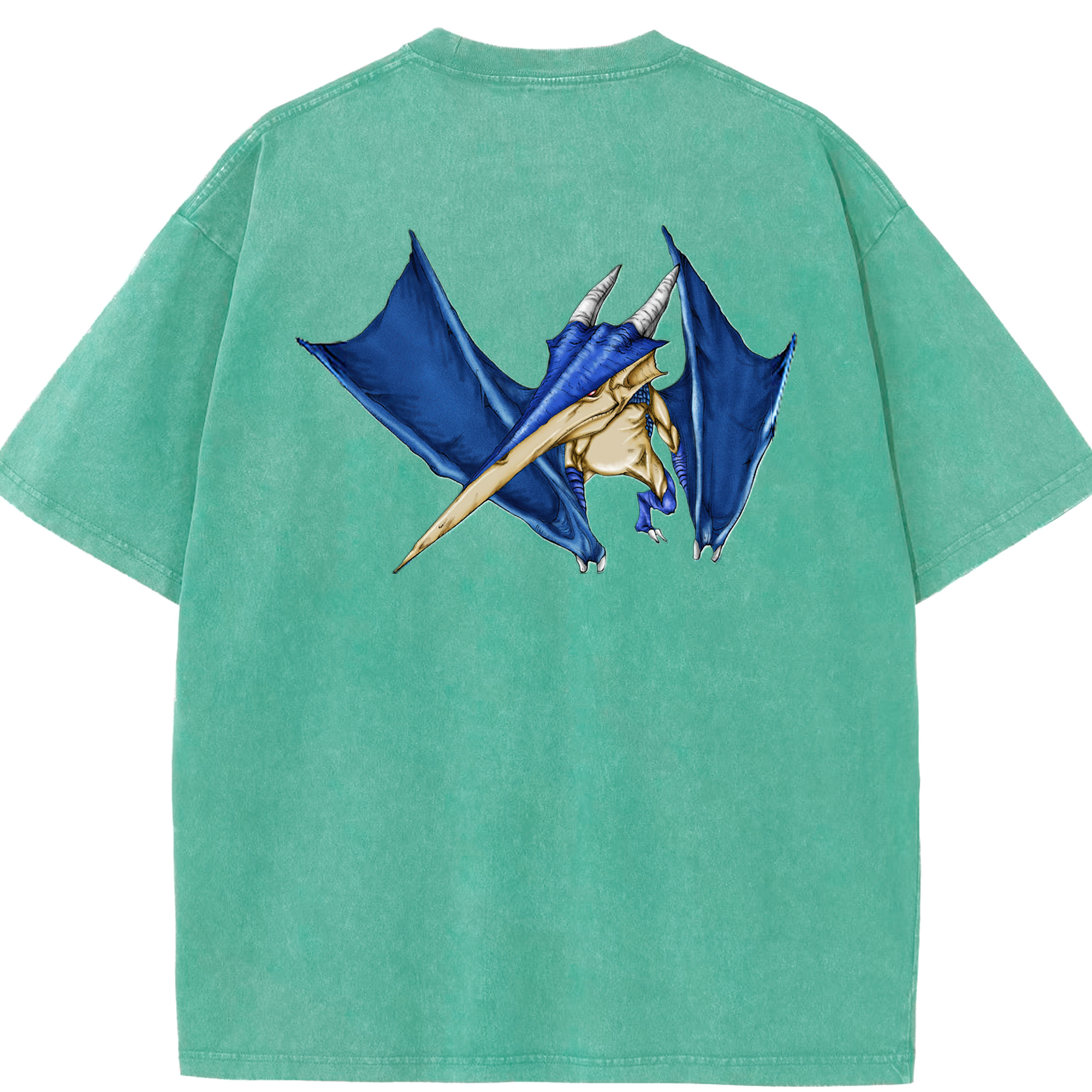 （画像用） 遊☆戯☆王 Yu-Gi-Oh! 綿100% ヴィンテージ風 半袖Tシャツ（背面プリント）